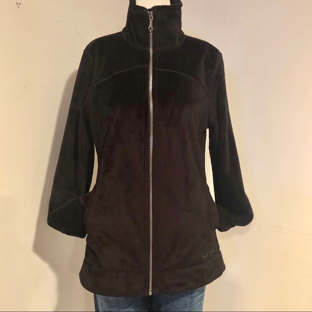 Women’s Marmot Polar Fleece Zip Jacket-Black-Med.